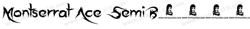 Montserrat Ace SemiB字体转换